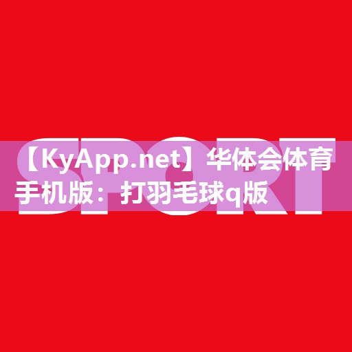 华体会体育手机版：打羽毛球q版