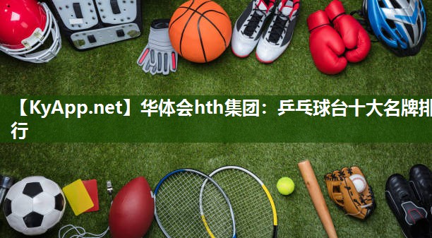 乒乓球台十大名牌排行